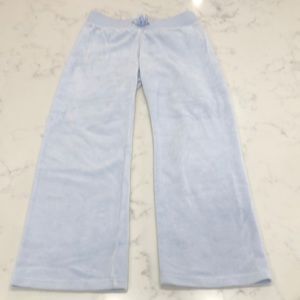 Girls Size 6/7 Juicy Black Label Velour Sweatpants